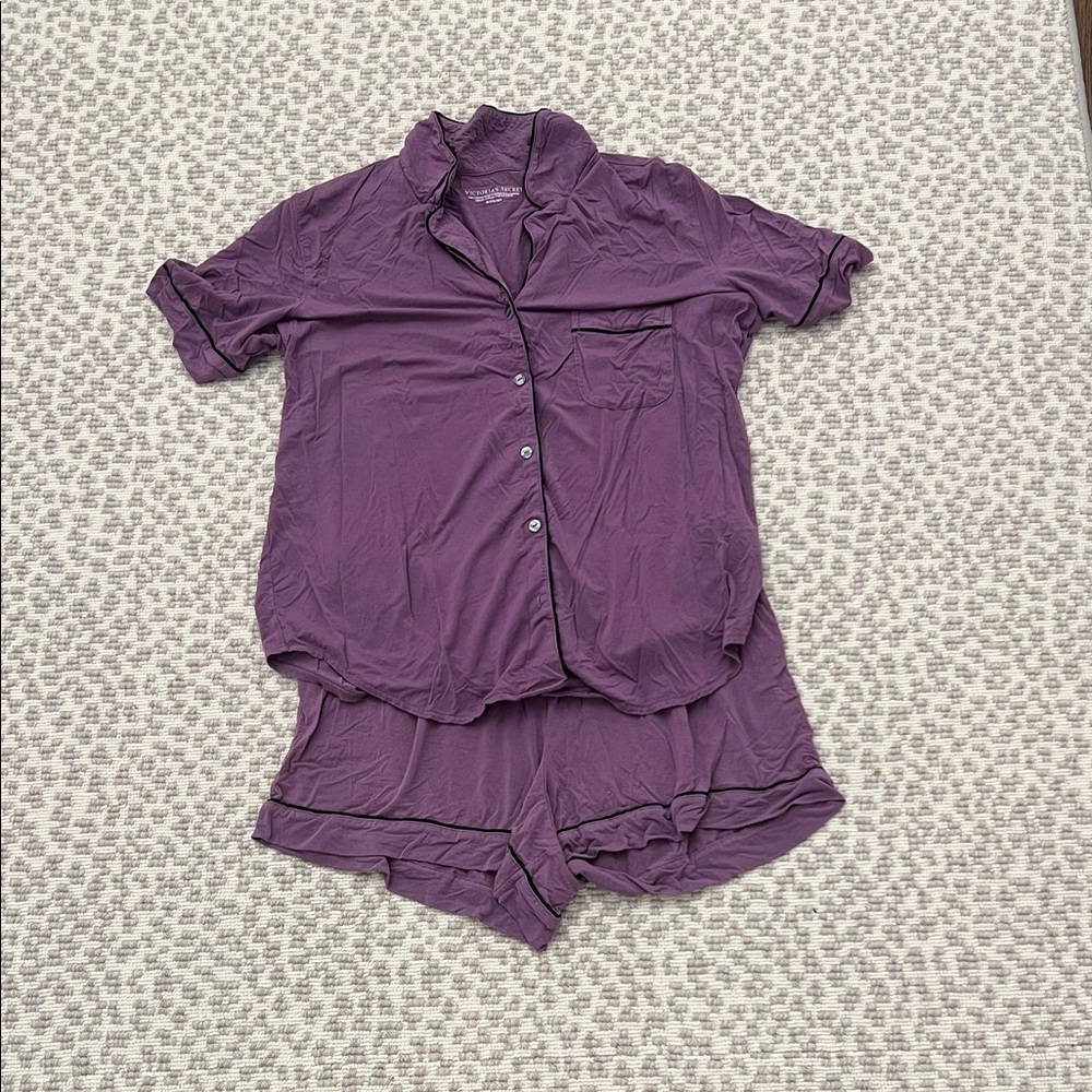 Victoria's Secret Deep Purple Pajama Set